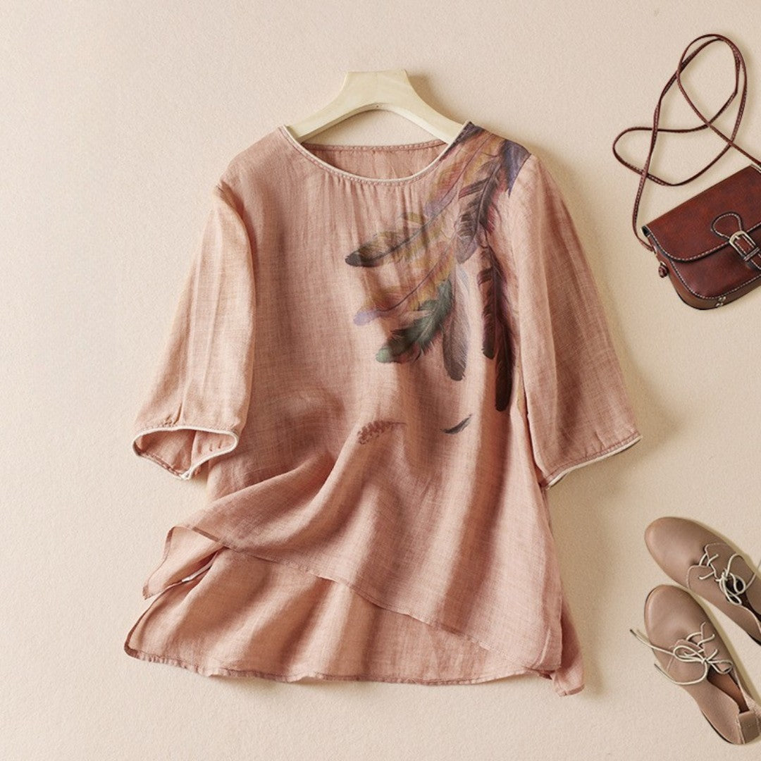 Halina | T-shirt med tryck