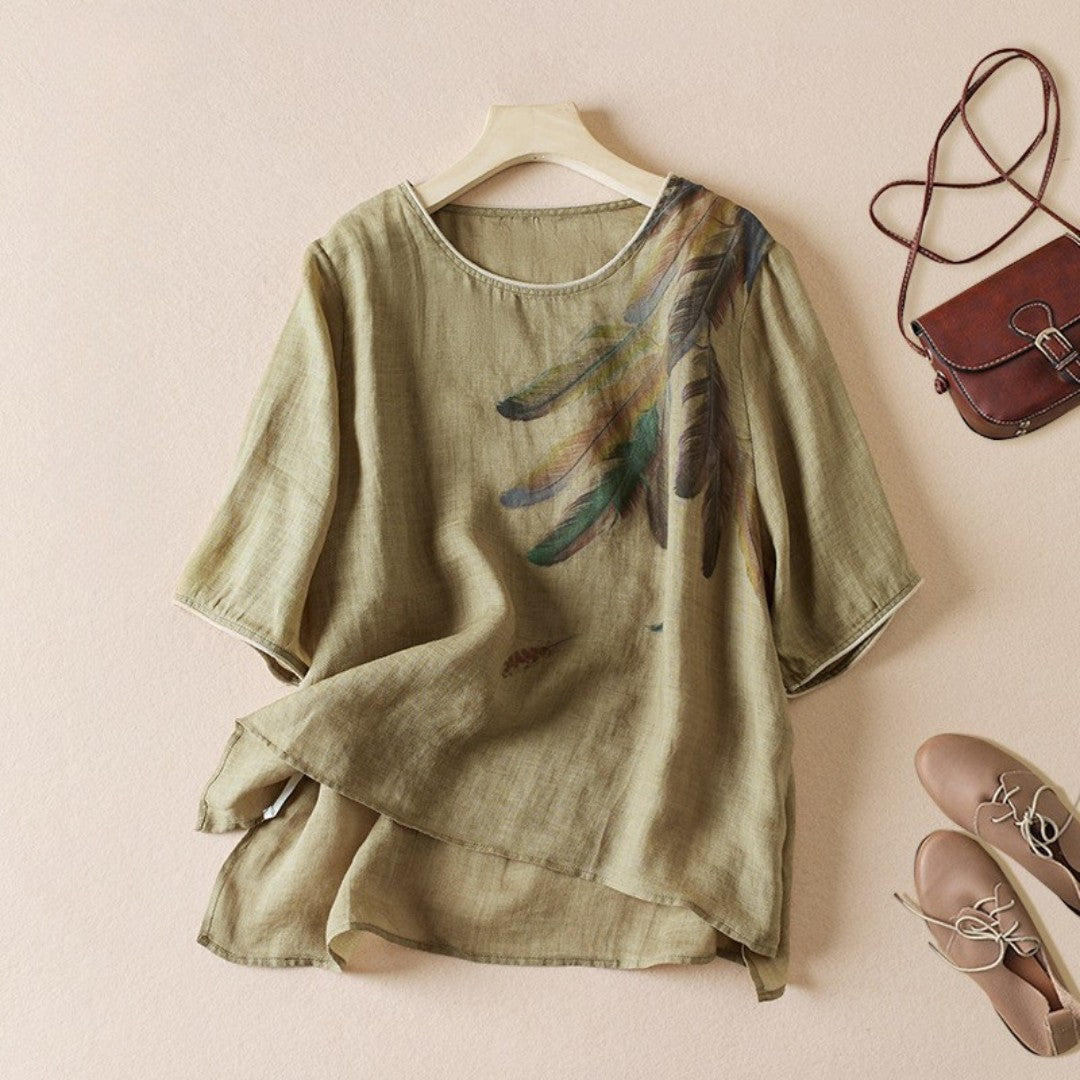 Halina | T-shirt med tryck