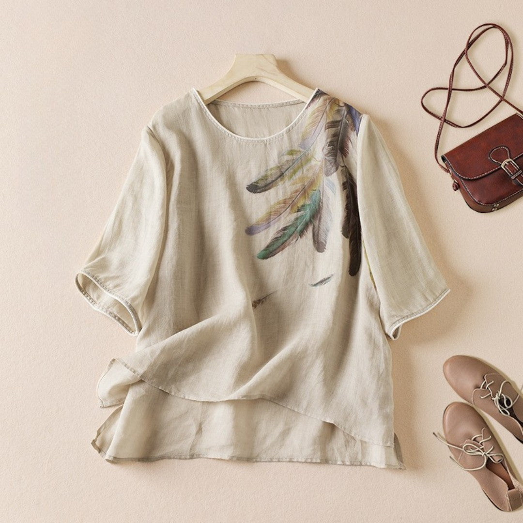 Halina | T-shirt med tryck