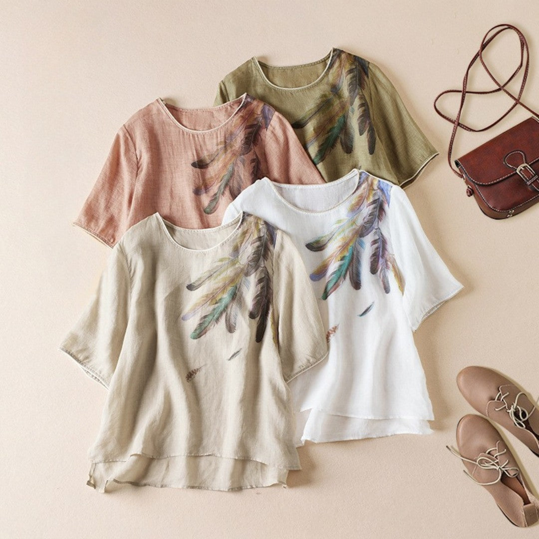 Halina | T-shirt med tryck