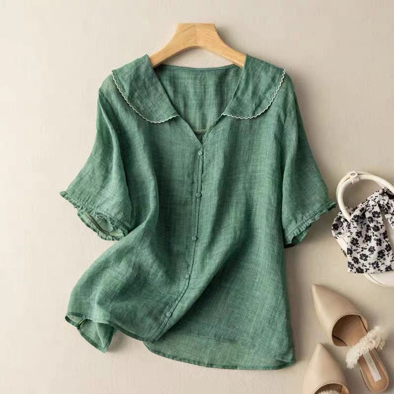 Paula | Luftige linne blus